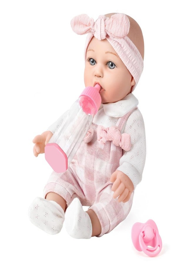 BDDOLL 12'' Baby Doll and Clothes Accessories Playset with Feeding Bottle Pacifier First Baby Dolls for Toddlers 36 Months and Up - Image 1